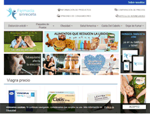 Tablet Screenshot of farmacia-sinreceta.com